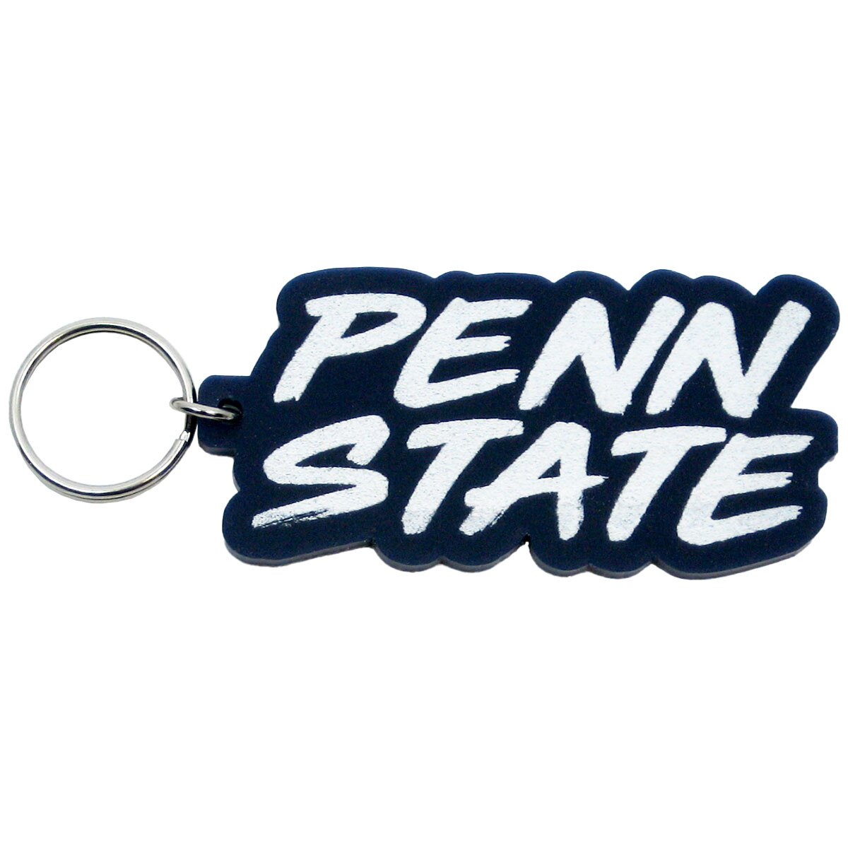keychain navy acrylic with white Penn State